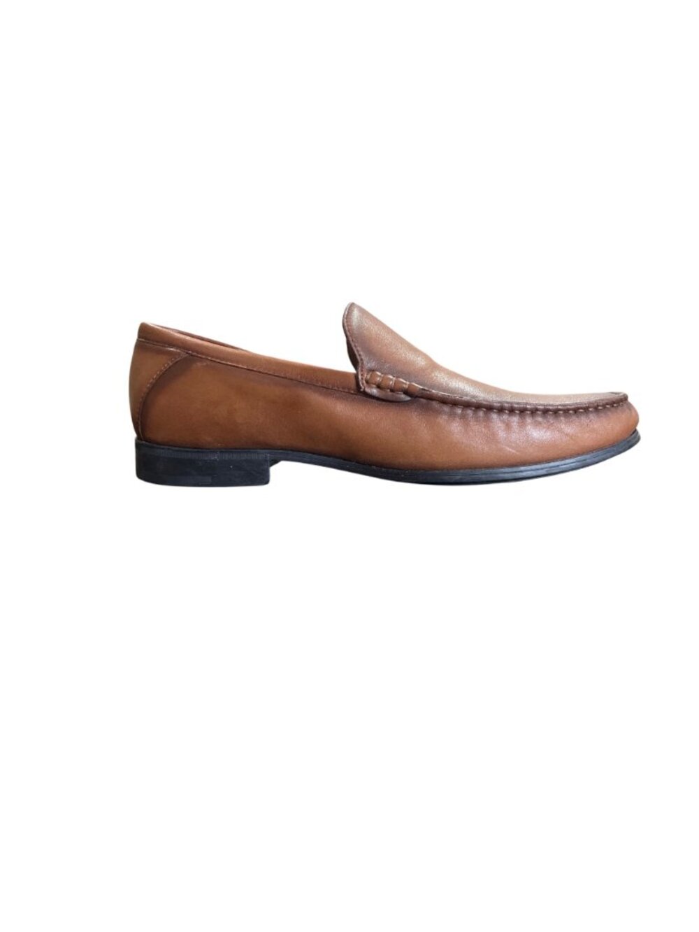 Johnston & Murphy Mens Size 11 Loafer Sheepskin Leather Brown - Picture 9 of 10